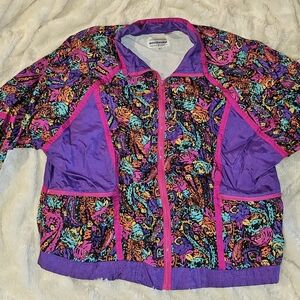 Retro 1990s WindBreaker Sz 2X